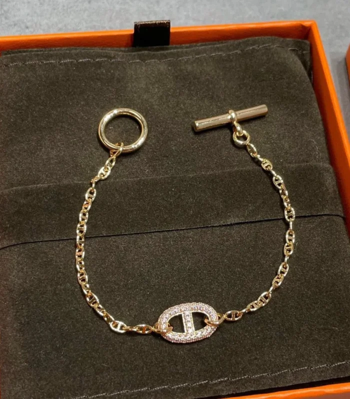 CHAINE ECHAPPEE DIAMOND LINK BRACELET