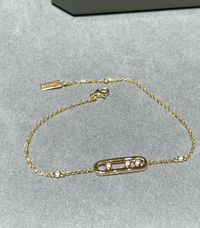 BABY MOVE PINK GOLD DIAMOND BRACELET