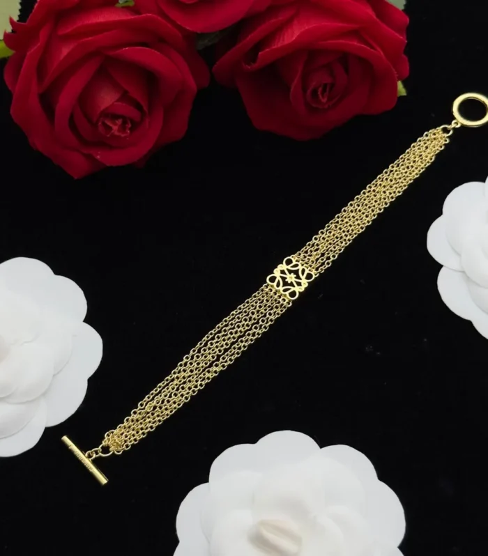 ANAGRAM MUTIL CHAIN BRACELET