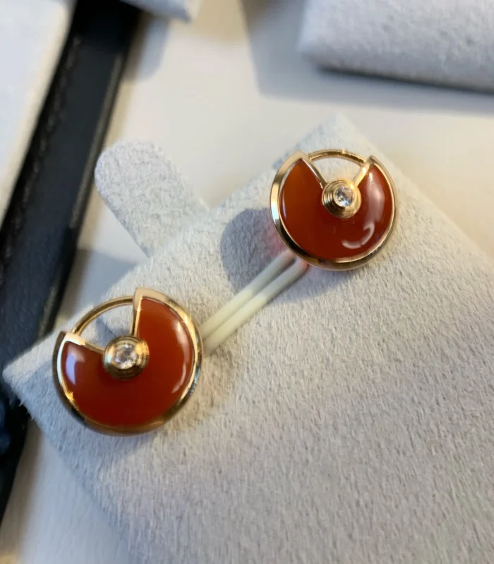 Amulette de Cartier Earrings Carnelian