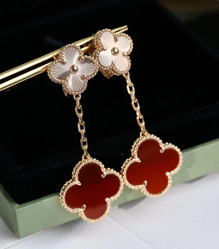 Alhambra Double Flower Earrings