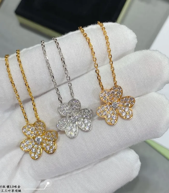 Alhambra Clover Diamond Necklace