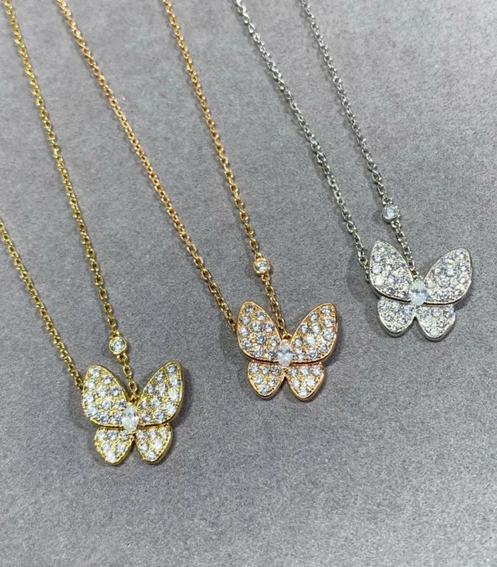 BUTTERFLY MEDIUM DIAMOND NECKLACE