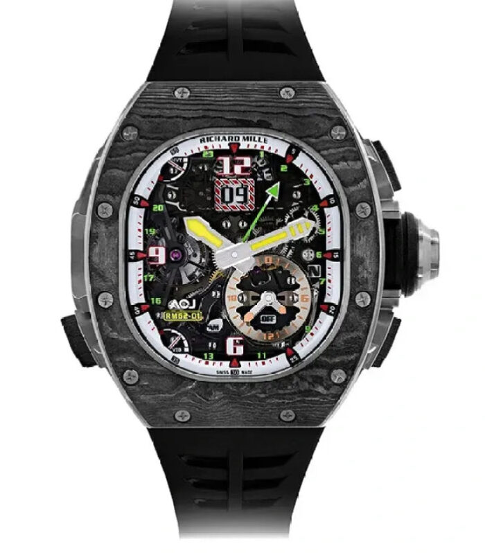 Richard mille RM 62-01 Manual Winding Tourbillon vibrating alarm ACJ