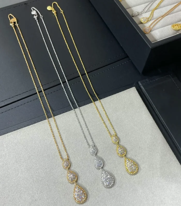 BOHEME DIAMOND 3 MOTIFS NECKLACE