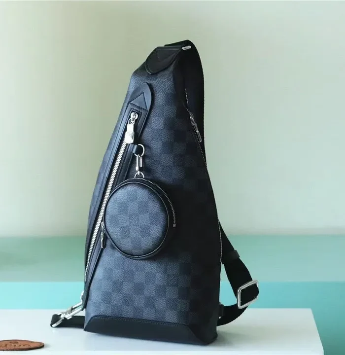 Duo Chest Bag Monogram Black