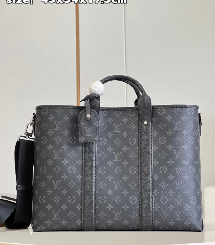 Louis Vuitton Taiga Lama Weekend Tote Handbag