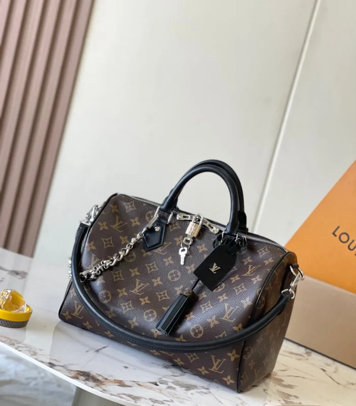 Louis Vuitton Speedy Soft 30 Dark Bag